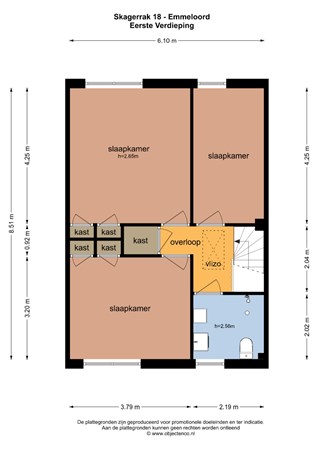 Floorplan - Skagerrak 18, 8303 VB Emmeloord